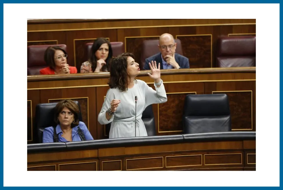 La ministra Montero (Hacienda) anuncia en el Congreso que armonizará la legislación de apuestas presenciales a través de decreto