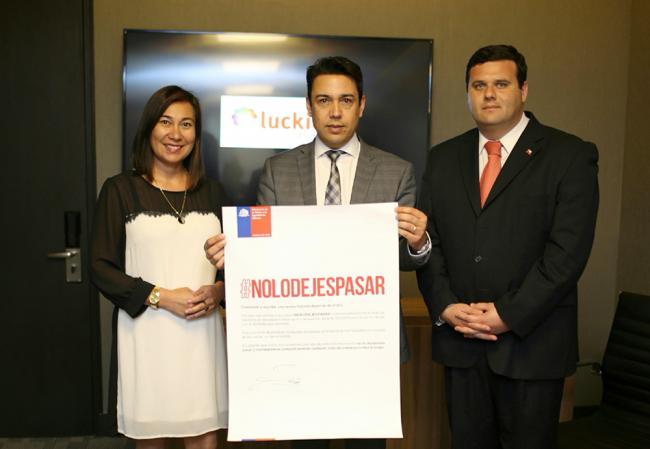 Luckia y el Gobierno chileno, unidos contra la violencia machista