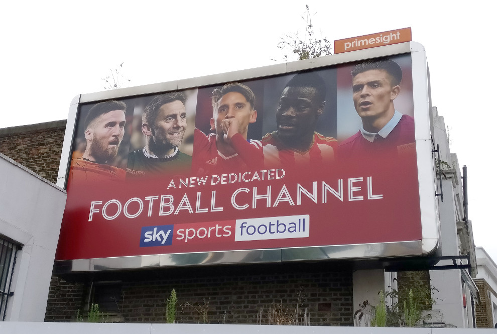 Sky Sports reducirá la publicidad de Juego en sus partidos de fútbol tras la presión de Walt Disney