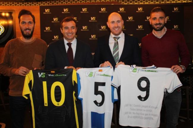 Vive La Suerte patrocinará al Hércules Fútbol Club la temporada 2018/19