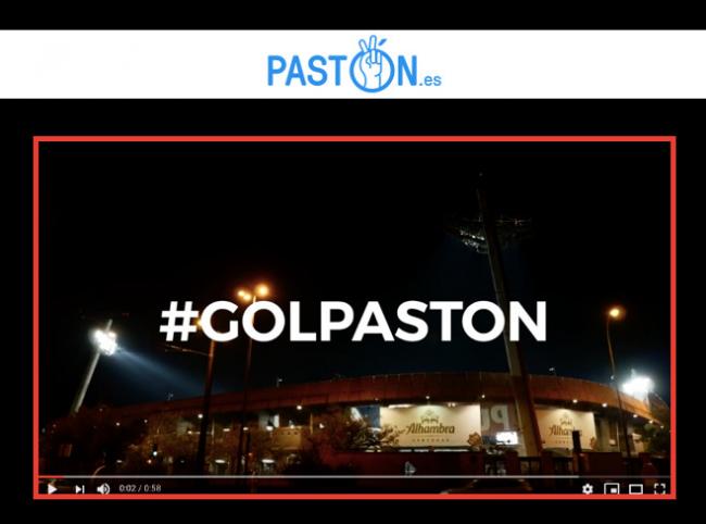 Los aficionados del Granada y del Sporting de Gijón cantaron sus goles con Golpaston, el divertido concurso organizado por PASTON.es