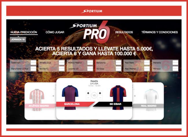 Sportium PRO6 se posiciona como una de las principales preferencias entre los aficionados a las apuestas deportivas