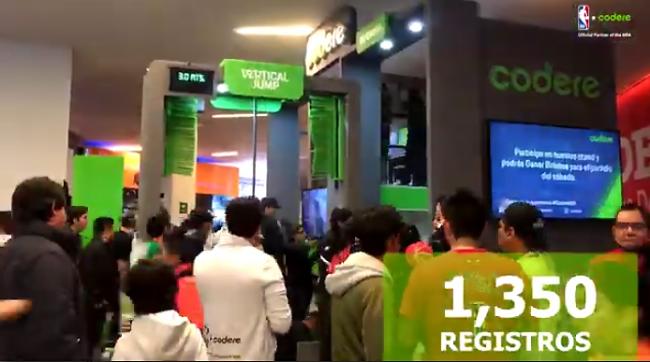 VÍDEO: Primer acto de CODERE en México como partner oficial de la NBA