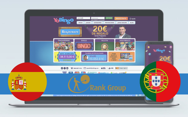 Los planes de Rank Group en la Península Ibérica: trasladar el éxito de Yobingo.es a Portugal y crear un casino online en España