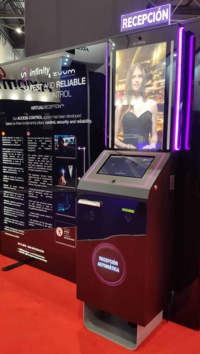El CONTROL DE ACCESO de INFINITYGAMING (premiado por el Jurado de los Premios INFOPLAY al Juego Responsable) triunfa en ICE London