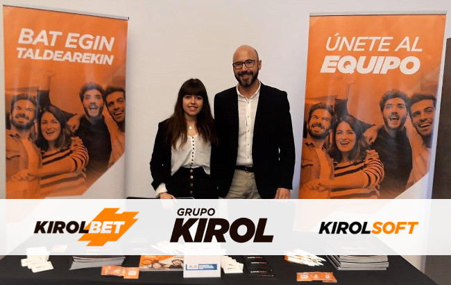 Grupo Kirol -Kirolbet y KirolSoft- en búsca de talento en el Foro de Empleo de la Universidad del País Vasco