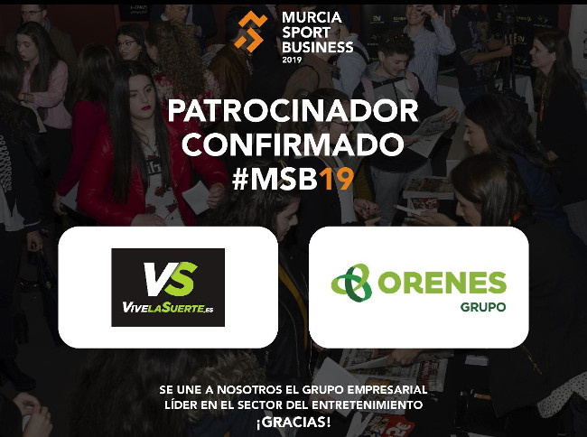 Orenes Grupo y Vivelasuerte.es, patrocinadores del congreso Murcia Sport Business