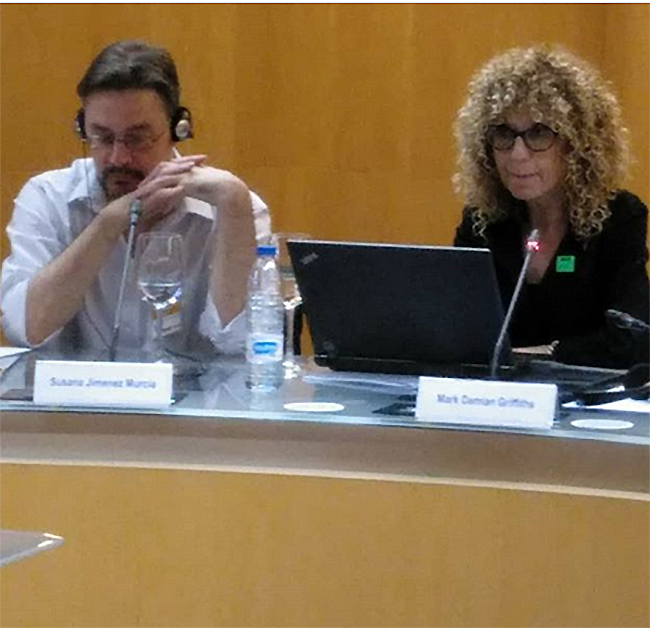 Dos grandes profesionales de gran relevancia internacional han compartido con el CAJR los desafíos del juego responsable: Susana Jiménez y Mark Griffiths