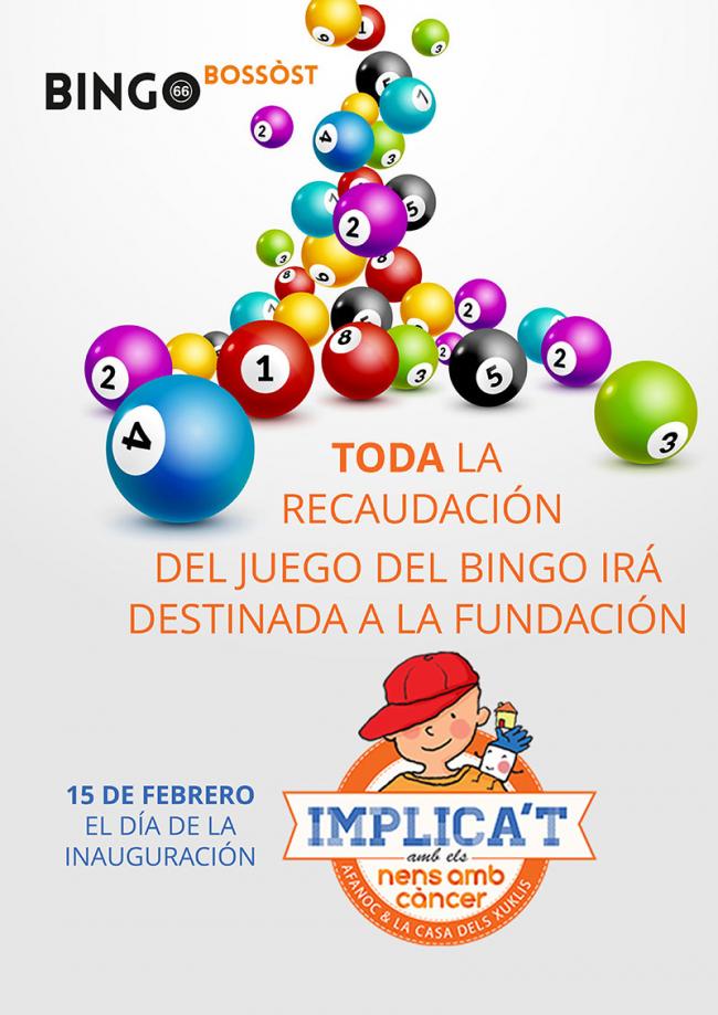 El Grupo VALISA donará todo el beneficio de las partidas del día de la inauguración del Bingo Bossòst a la Asociación de Familiares y Amigos de Niños con Cáncer de Cataluña