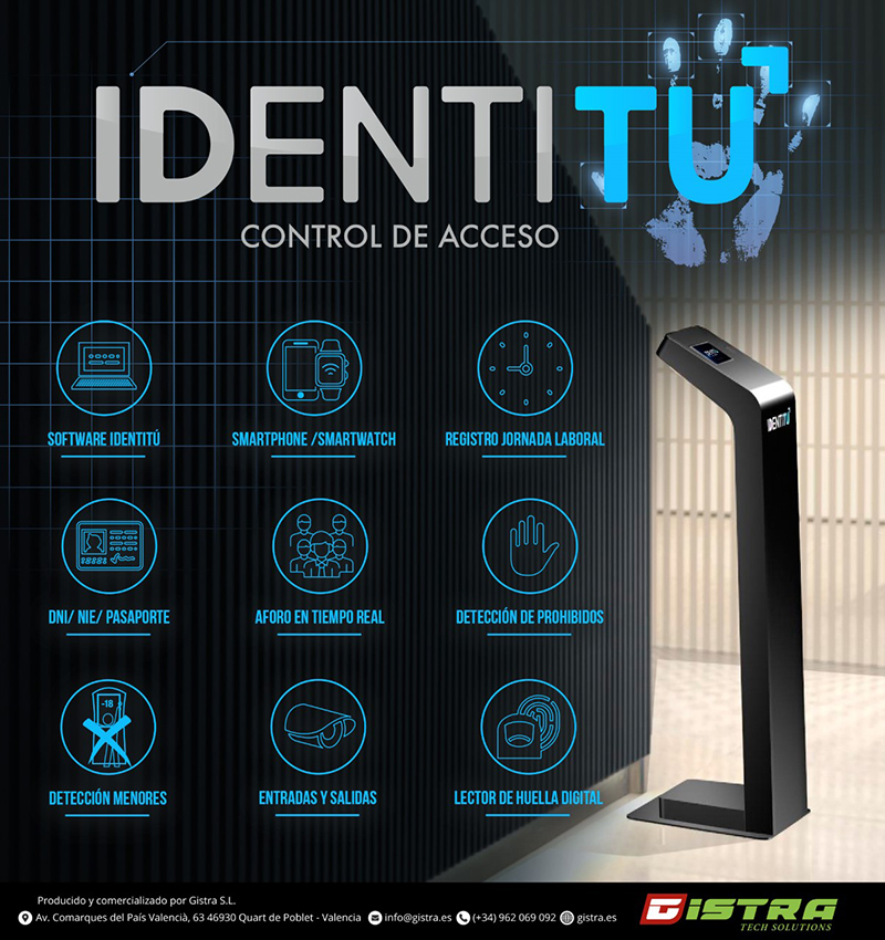 GISTRA lanza IDENTITU un CONTROL de ACCESO para SALONES mientras anuncia más novedades...