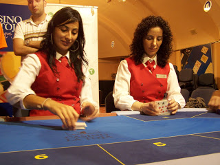 Las croupiers del Casino de La Toja reciben el Premio Meca de O Grove