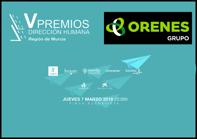 ORENES, finalista en los Premios Dirección Humana que se entregan hoy 7 de marzo