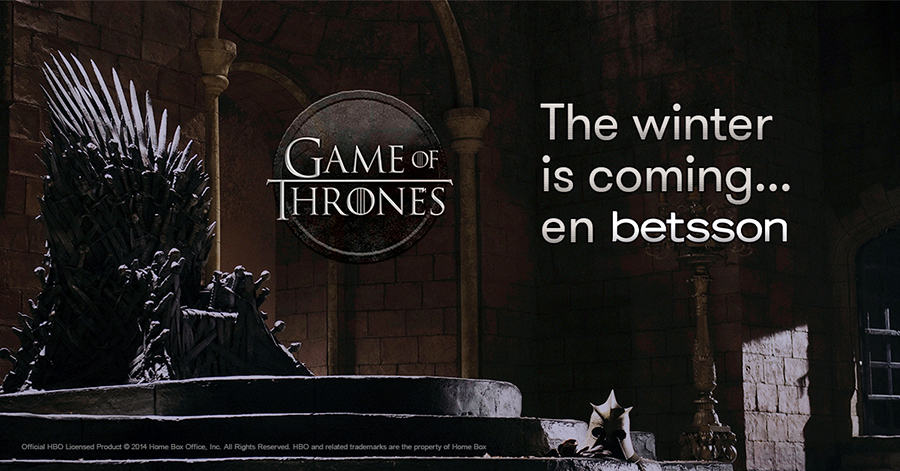 The winter is coming en Betsson…El Casino Online de Betsson lanza la slot de Juego de Tronos. VER VÍDEO