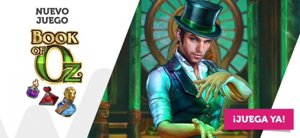 Wanabet incorpora Book of Oz, nueva slot de Microgaming
