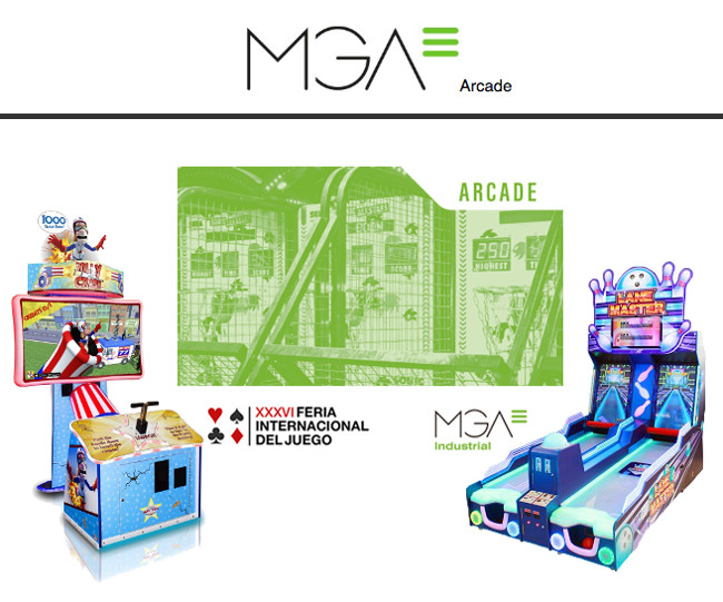 El crecimiento sostenido del área de Arcade mejora las previsiones de MGA Industrial para la Feria de Madrid
