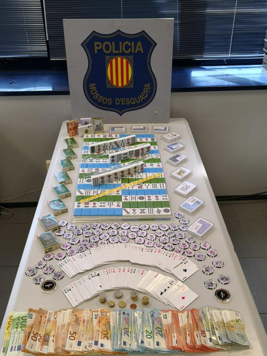 Desarticulado un casino ilegal en Badalona