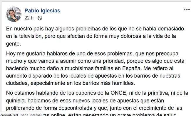 EL JACKIEPOT Pablo Iglesias o cómo hacer política con fake news