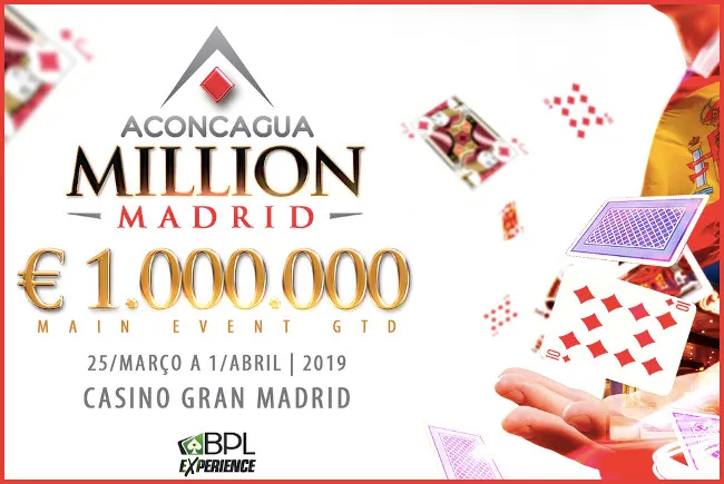 Primer gran éxito de Aconcagua Poker: su torneo en vivo del millón de euros conquista Torrelodones