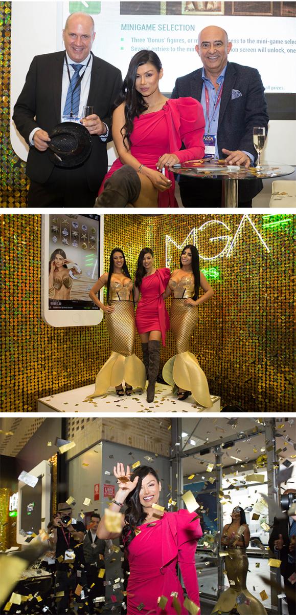 MGA ESPECTACULAR Gold Mermaids by Renata González seduce a los visitantes de FADJA