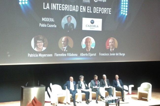 Alberto Eljerrat defiende en el Congreso ISDE Sports el gran nivel de compromiso del sector con la integridad en el deporte  