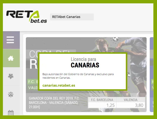 Retabet consigue licencia para Canarias y ya opera en ocho CCAA además de la licencia estatal