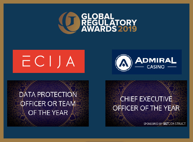Écija Abogados y Admiral, premiados en los GamblingCompliance Global Regulatory Awards 2019