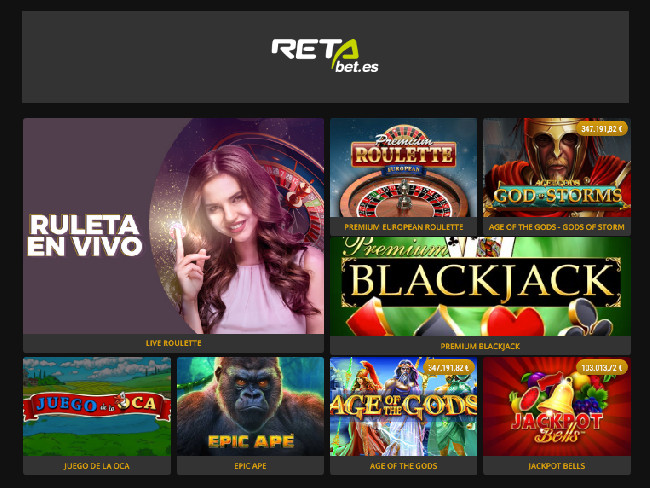 Retabet amplía su oferta online de la mano de Playtech