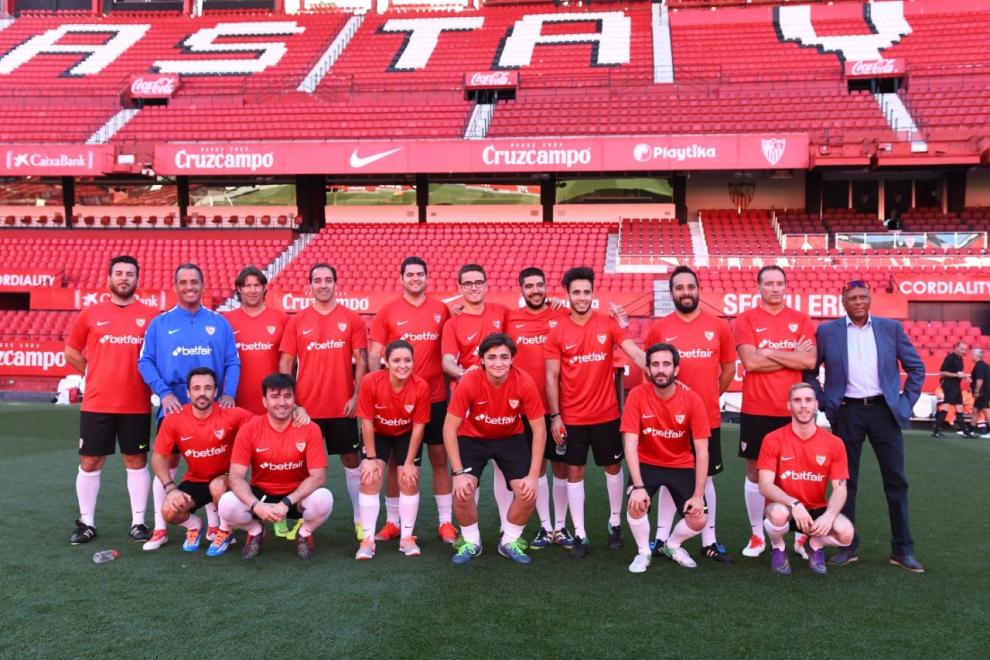Betfair organiza un partido amistoso contra periodistas en el Pizjuán