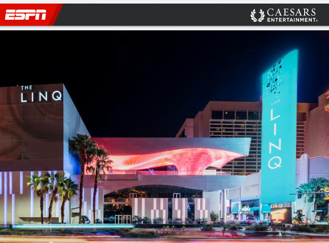 Caesars se une al gigante de los medios de comunicación deportivos, ESPN 
