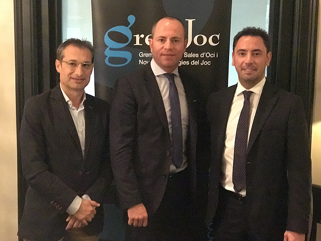 Raül Claramunt Ruscalleda,  Presidente; con  Enric Sanahuja Amat, Vicepresidente 1º y  Josep Vall Royuela,  Vicepresidente 2º
