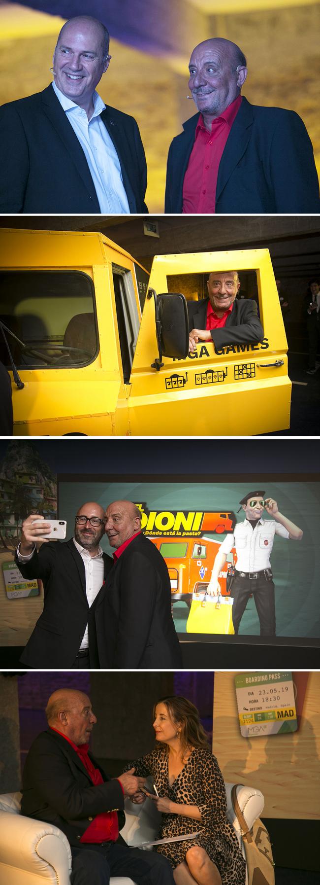 GALERÍA DE FOTOS
Espectacular El Dioni conduciendo un furgón en la presentación de MGA Games