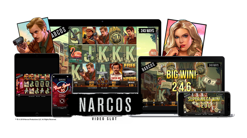 NetEnt lanza el juego NARCOS