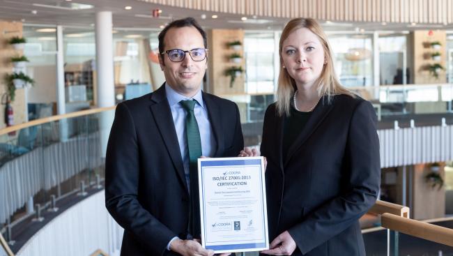 Paf recibe certificado internacional en seguridad de la información