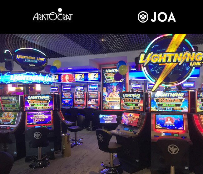 Lightning LinkTM Lounge de Aristocrat ya brilla en el Royal Casino JOA de Cannes-Mandelieu 