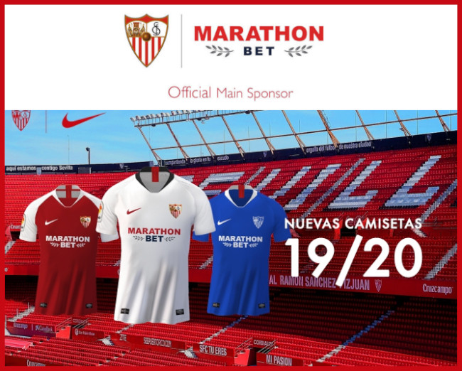 MarathonBet invertirá 5 millones por temporada para ser patrocinador principal del Sevilla CF