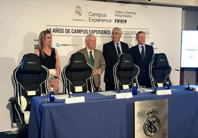 Florentino Pérez se pone la venda antes de la herida y exhibe 'Gaming Responsable' y hasta a la Guardia Civil en su apuesta por los eSports  
