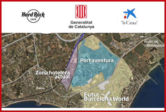 La Generalitat de Catalunya comprará los terrenos del proyecto Hard Rock Cafe por 120 millones de euros