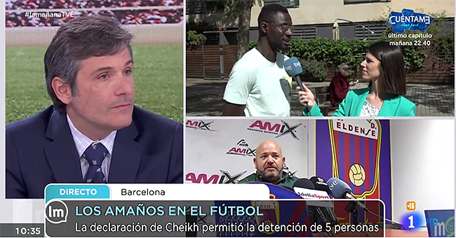 VÍDEO Heliodoro Giner también asiste a La Mañana de TVE para hablar sobre amaños