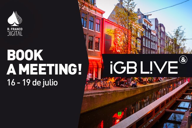 Amsterdam espera a R. FRANCO DIGITAL en iGB LIVE
