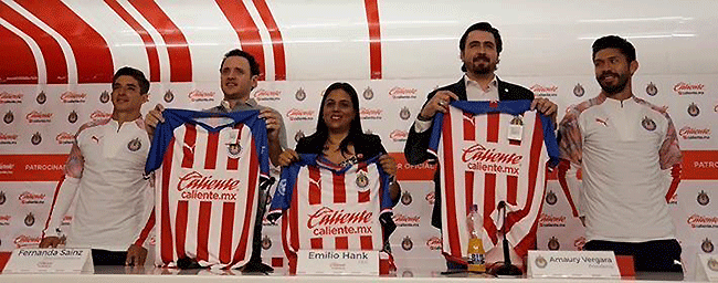 Caliente MX ya es patrocinador del Chivas