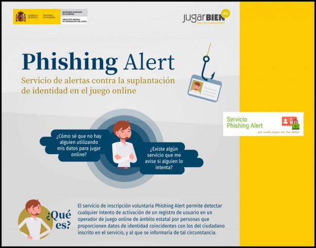 La DGOJ estrena su servicio Phishing Alert contra la suplantación de identidad en el juego online