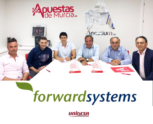 ¡IMPARABLE! 
Forward Systems CONVENCE a Apuestas de Murcia con una instalación inicial en 20 de sus salas