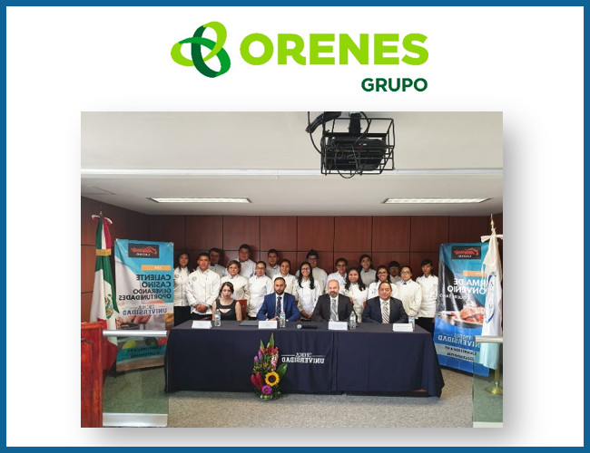 Grupo Orenes México apoya el desarrollo profesional de los estudiantes de la Licenciatura de Gastronomia de ISIMA Universidad