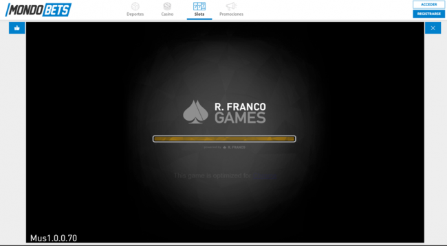 MONDOBETS.ES APUESTA POR LOS JUEGOS DE R. FRANCO DIGITAL