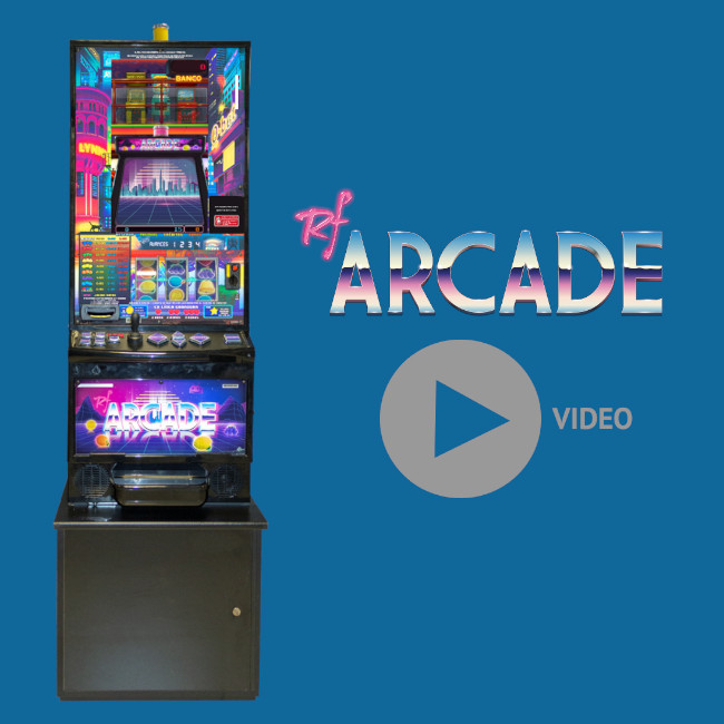 Disfruten del cuarto vídeo promocional de la línea para hostelería RF Arcade: 