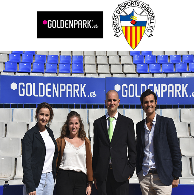 Goldenpark.es renueva su acuerdo de patrocinio con el CE Sabadell 