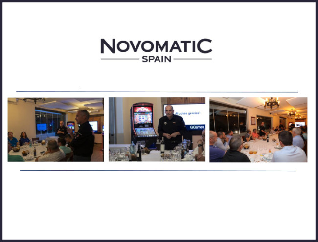 NOVOMATIC Gaming Spain reunió a sus distribuidores andaluces en la antesala del 8° Expo Congreso del Juego de Torremolinos