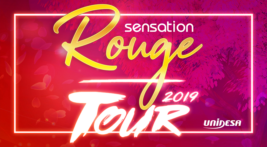 UNIDESA ANUNCIA EL SENSATION ROUGE TOUR 2019