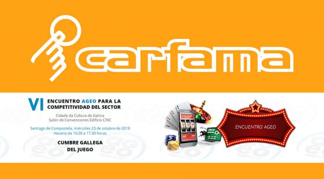 CARFAMA, GOLD en el VI Encuentro para la COMPETITIVIDAD DEL SECTOR DEL JUEGO