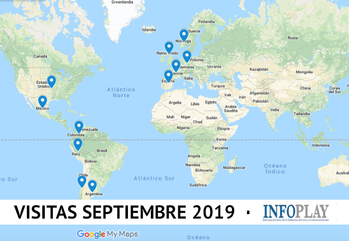 INFOPLAY y su músculo internacional: España, Estados Unidos, Colombia, México y Argentina lideran el ranking de visitas